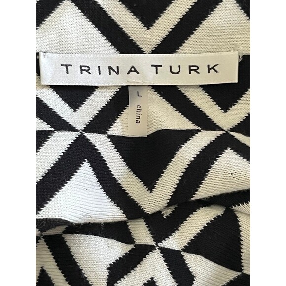 Trina Turk Geometric Pattern Mini Skirt Size Large - Picture 6 of 6